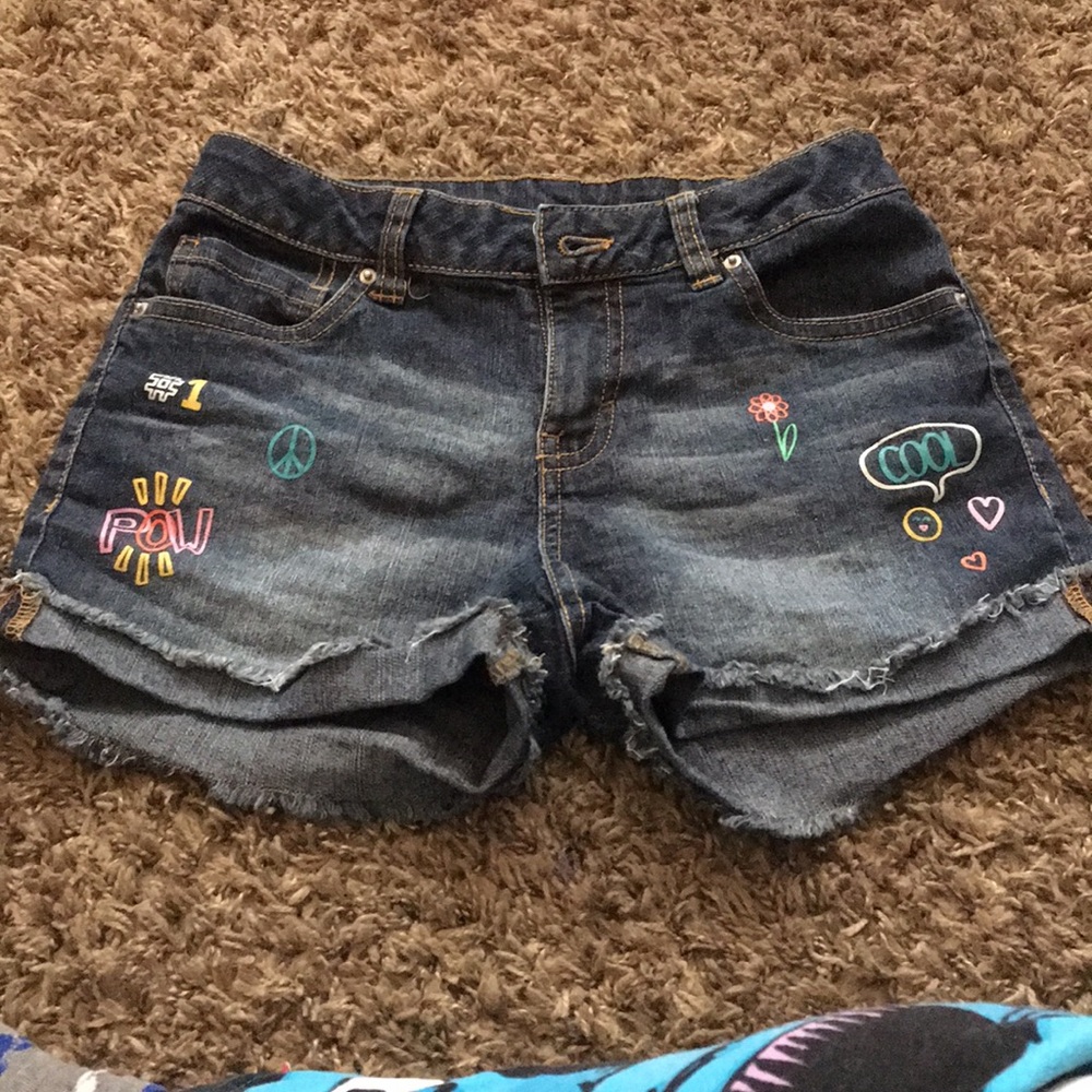 Girl shorts with designs